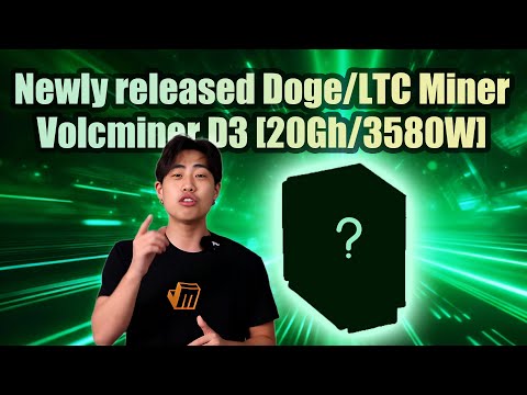 The New DOGE Mining KING? VolcMiner D3 20GH/s Unboxing &amp; Review