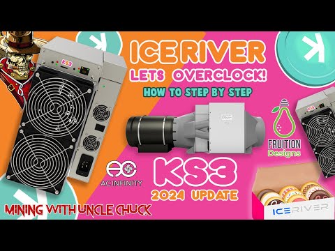 IceRiver KS3 Kaspa Miner 2024 Update &amp; Overclocks! Fruition Designs Fan Shroud Kit Install!