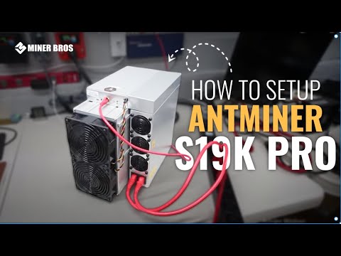 How to setup a Antminer S19K Pro ASIC Miner! FT: @RedPandaMining