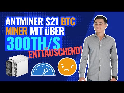 Neuer Bitcoin Miner Antminer S21 | Über 300TH/s! Effizienzrekord! Trotzdem enttäuschend?!