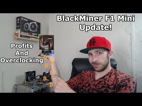 BlackMiner F1 Mini Update - Profit And Frequency Overclocking