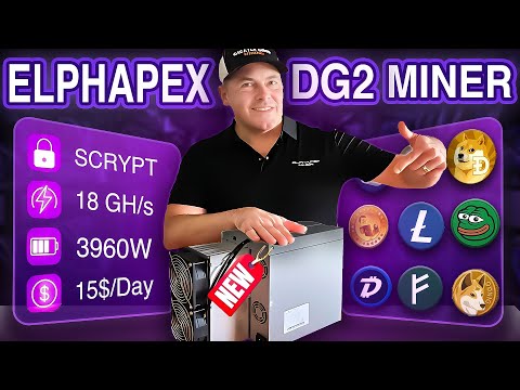 NEW! ElphaPex DG2 Scrypt Miner! Mine Doge LTC &amp; Earn BTC! Full Setup Guide!