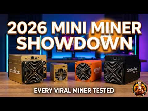 I Tested Every Viral Mini Bitcoin Miner (Gold Digger, JingleMiner, Bitaxe)