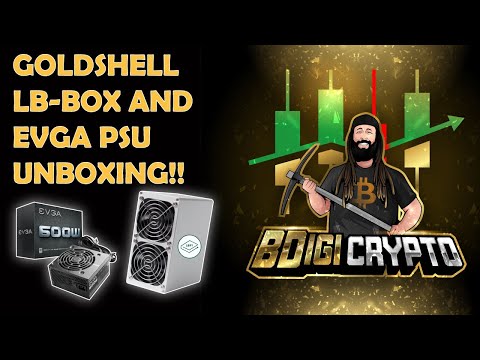 Goldshell LB-Box, EVGA PSU, and Mining Frame Unboxing!!