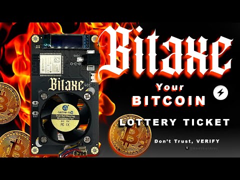BITAXE  401 SUPRA - Your BITCOIN Lottery Ticket! Bitcoin Mining.