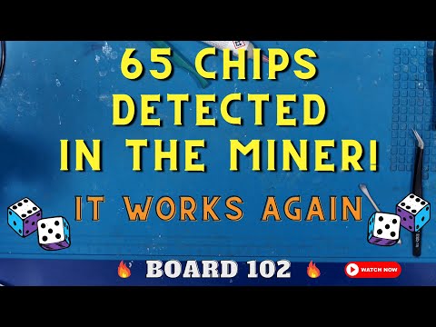 S17+  board 102  -  65 chips detected - FIXED