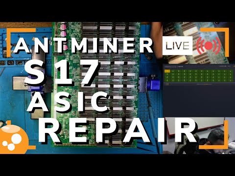 Antminer S17 Hashboard Repair - Bitcoin ASIC Miner Repair LIVE - 037