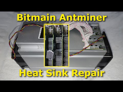 Bitmain Antminer Heat Sink Repair