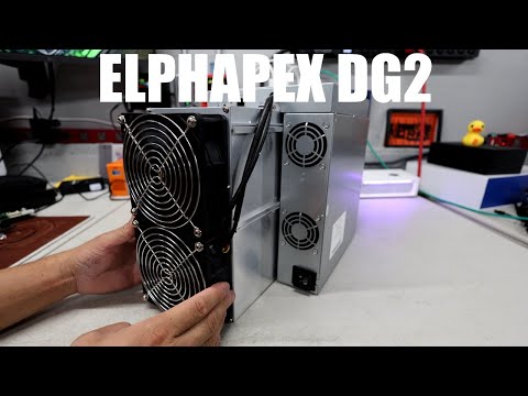 POWER DRAW testing Elphapex DG2 (hashrate giveaway solo mining Dogecoin...)