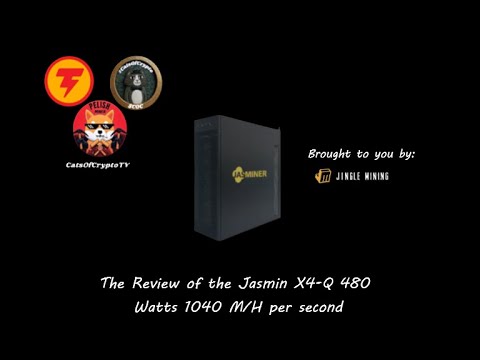 The JasMiner X4-Q 1040MH per second review sponsored by @JINGLEMINING #crypto #bitcoin