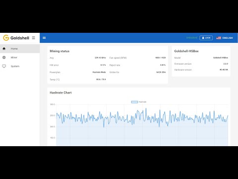 MINING: Goldshell HS-BOX , ViaBTC, Handshake