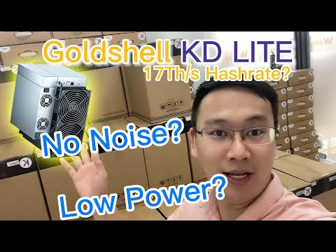 Goldshell KD LITE 17Th/s? No nosie?Low Power Consumption? #Goldshell #Kadena  #KDLITE #KDmax