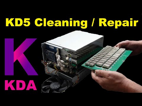Take Apart a Goldshell KD5 KD6 CK5 CK6 HS5 ~ ASIC Miner Runs Hot Overheating DIY Open Deep Cleaning