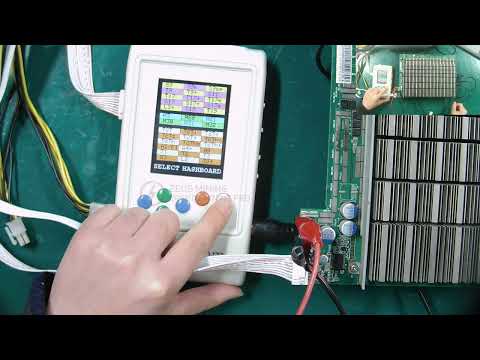 How to use the picoBT test fixture to test the Antminer S17e hashboard丨PicoBT test fixture