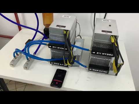 Antminer Z11 hydro, подключение к внешнему радиатору и отопительной системе квартиры.