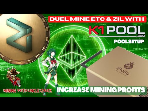 Increase Your IPOLLO V1 Mini Profits!!!! Double Dig ETC & Zilliqa With K1 Pool! Miner Setup!