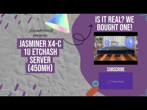 Ethereum Mining 2022 - Jasminer - 500+ m/h for 240 watts! Is it real? We got one!