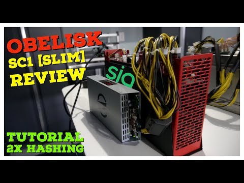 Obelisk Tech SC1 Slim SIA Miner | Review &amp; Tutorial | How To Upgrade Hashboards 2x Earnings