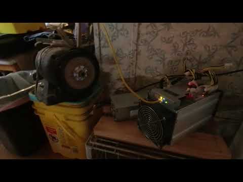 First Antminer S7 Setup and Running, plus Stats Shown in Nicehash - April 25, 2021