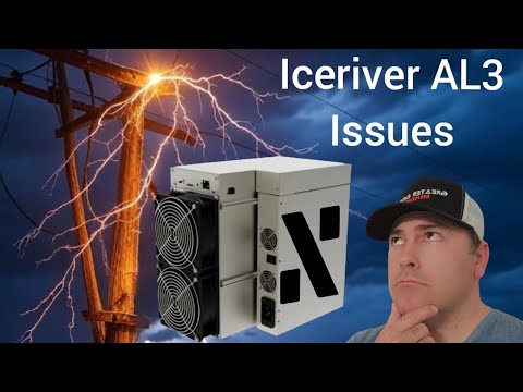Iceriver AL3 Alephium ASIC power supply/firmware issues (And some crypto mining safety tips)