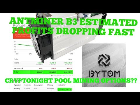 ANTMINER B3 PROFITS ESTIMATES, F2POOL HASHING MONERO CLASSIC XMC, NICEHASH WTFS GOING ON??