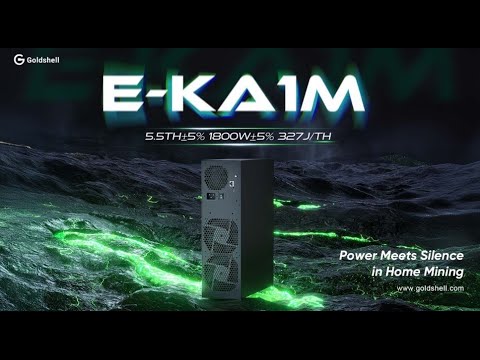 🔴FIRST LOOK at Goldshell E-KA1M "Kaspa" Miner🔴