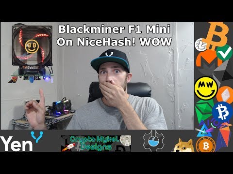 F1 Mini Update -- BlackMiner F1 Mini On NiceHash Profitable??