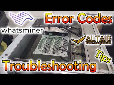 Whatsminer Error 410, 411, 412 - Detect EEPRom error