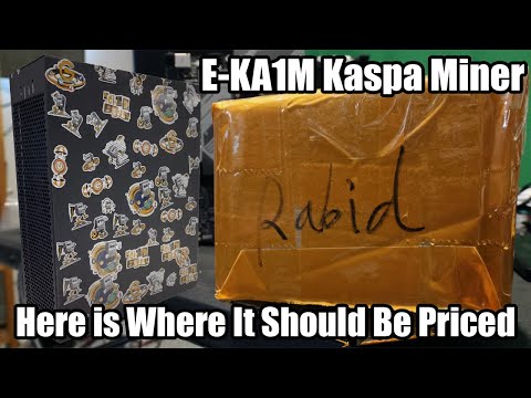 FIRST LOOK : Goldshells NEW Kaspa Miner E-KA1M, Goldshell 5th Anniversary Gift Unboxing