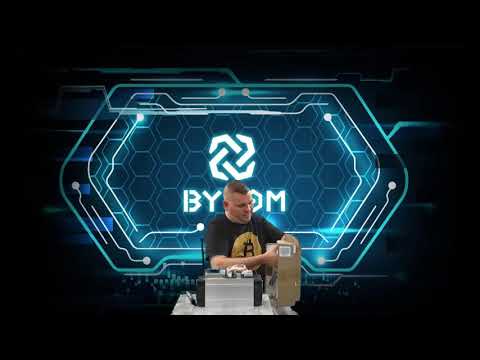Antminer B3 UnBoxing Bytom Miner