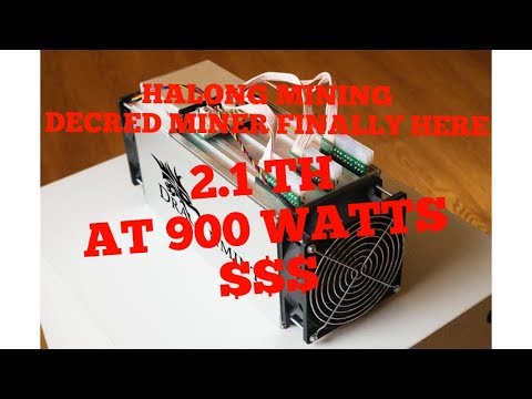 $$$HALONG MINING DRAGON MINT B29 B256 DECRED MINER! NOW FOR SALE!$$$