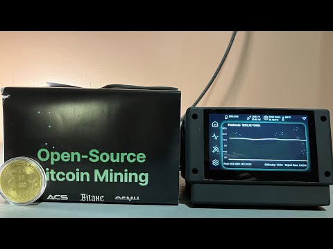 Bitaxe Touch : Bitcoin solo mining :1.5 TH/s