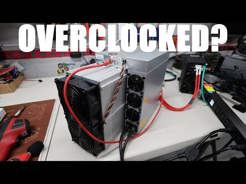 Something funny is happening with this Antminer E11 ETC Miner.