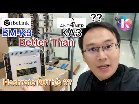 Is #iBelink BM K3 better than #Antminer KA3??#ibelink #antminerka3 #kadena 😀😀