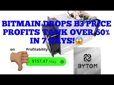 ANTMINER B3 PROFITS TANKING FAST!