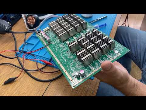 Ремонт платы Antminer T17