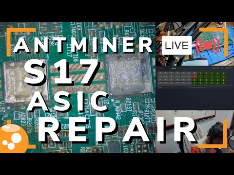 Antminer S17 ASIC Repair - Bitcoin Miner Hashboard Repair LIVE - 042