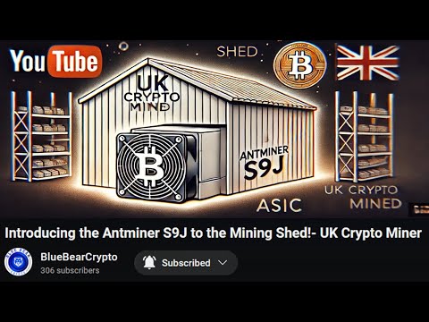 Introducing the Antminer S9J to the Mining Shed!  UK Crypto Miner