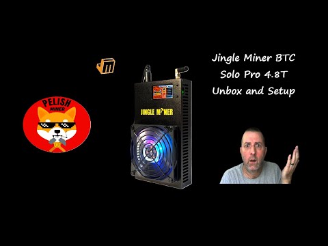 Jingle Miner BTC Solo Pro 4.8T Unbox and Setup #bitcoin #jinglemining #cryptomining