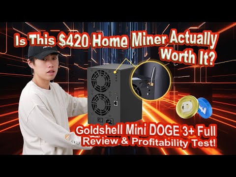 Is This $420 Home Miner Actually Worth It? Goldshell Mini DOGE 3+ Full Review &amp; Profitability Test!