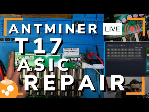 Antminer T17 Hashboard Repair - Bitcoin ASIC Miner Repair LIVE - 038