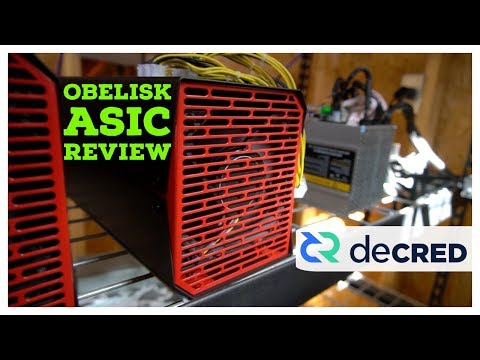 Obelisk DCR1 Review | Decred ASIC Miner | Blake256r14 Mining