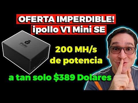 IMPERDIBLE iPOLLO V1 MINI SE A TAN SOLO $389 Dolares!