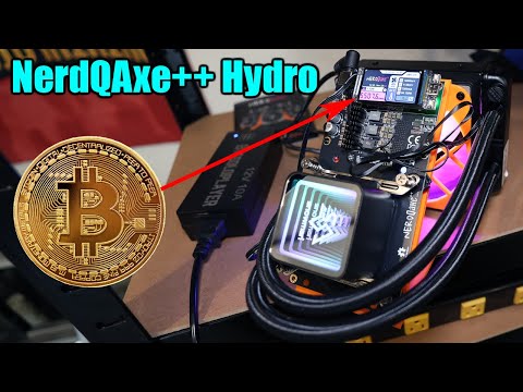 NerdQAXE++ Liquid Cooled Hydro!! - Best Bitcoin SOLO Miner Yet?