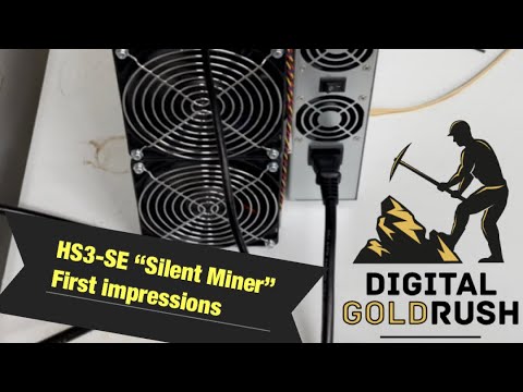 Silent Asic miner makes $7.50 a day?! | Goldshell HS3-SE first impressions