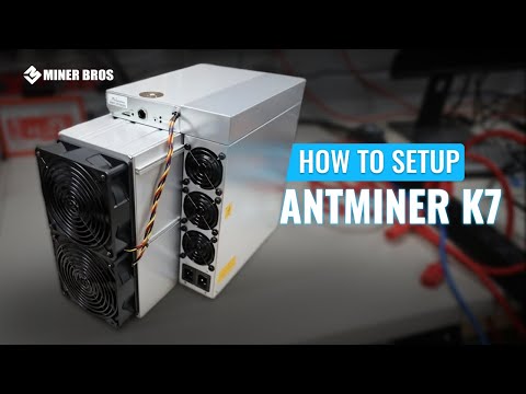 How to Setup a Bitmain Antminer K7 for Mining Nervos CKB