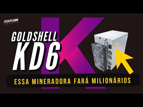 Goldshell KD6: Nova geração de mineradoras ASIC em 2022 pode te deixar milionário