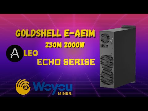 Unboxing Goldshell E-AE1M: 230M ALEO Miner with 2000W Power and Built-in Wi-Fi