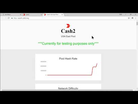 Connect Antminer A3 to Cash2 Mining Pool