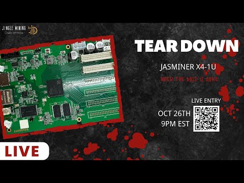 TEAR DOWN JASMINER X4-1U Q&amp;A｜【LIVE】